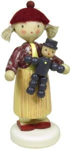 Flade Mädchen mit Pflaumentoffel  (Flade 5422) Mädchen mit Pflaumentoffel